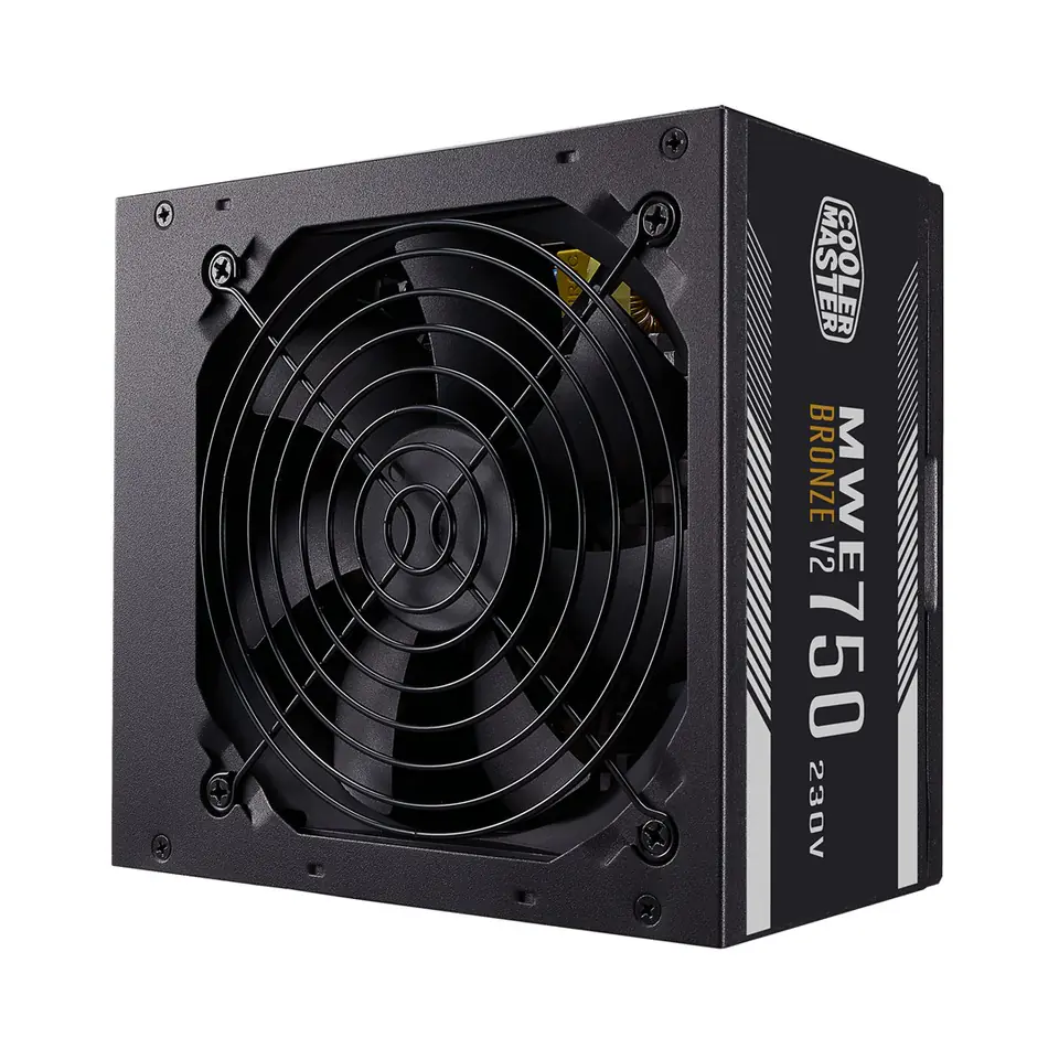 ⁨Cooler Master MWE 750 Bronze 230V V2 power supply unit 750 W 24-pin ATX ATX Black⁩ at Wasserman.eu
