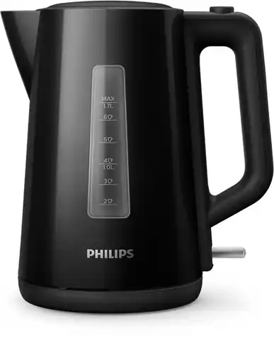 ⁨Philips HD9318/20 electric kettle 1.7 L 2200 W Black⁩ at Wasserman.eu