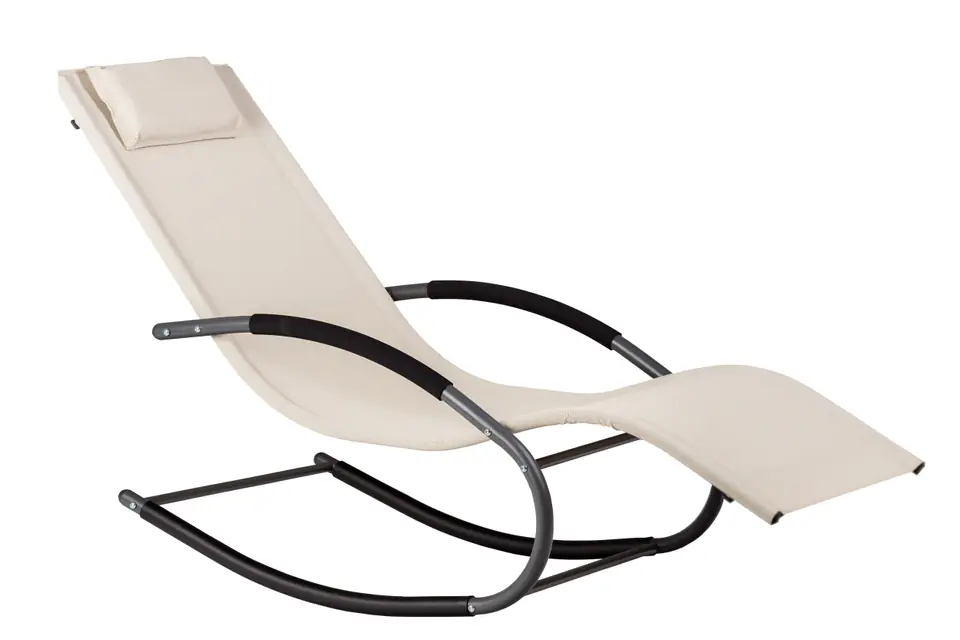 ⁨Rocking garden lounger⁩ at Wasserman.eu