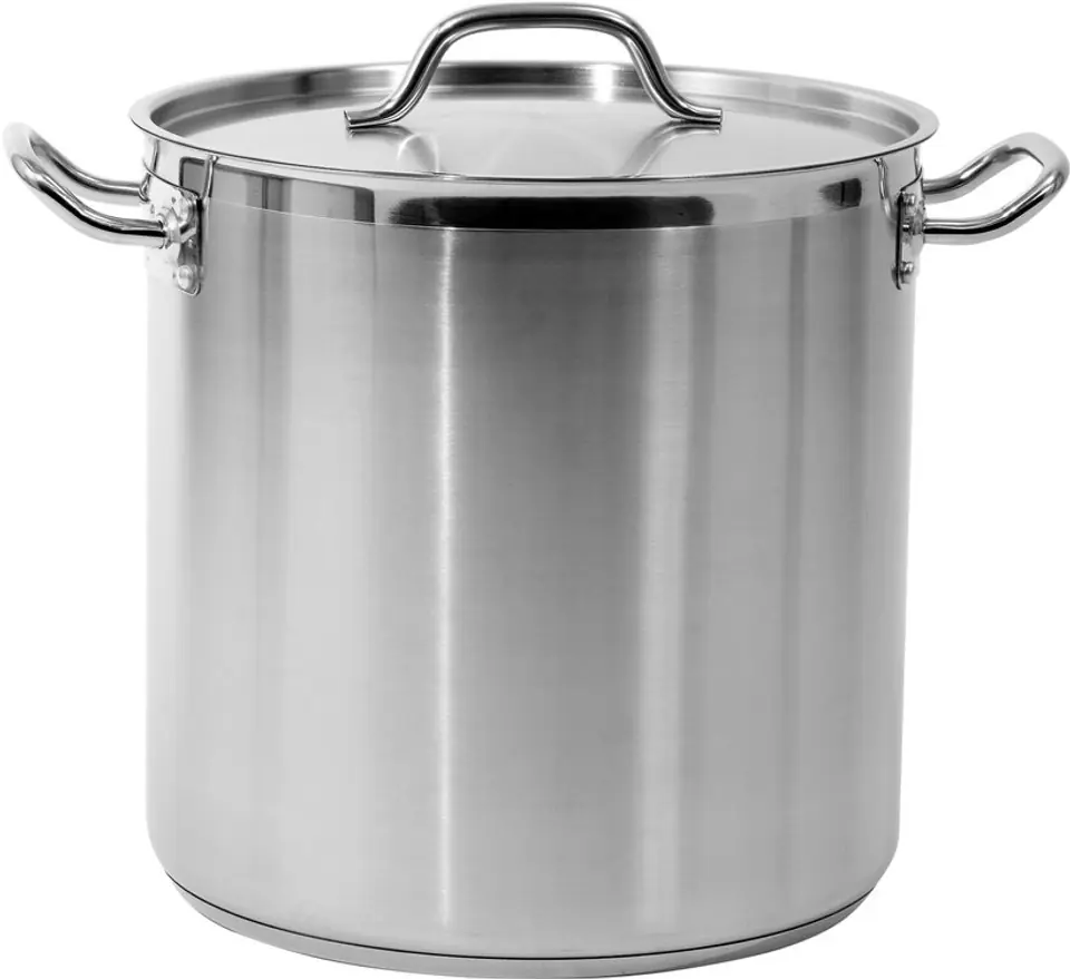 ⁨HIGH POT WITH STAINLESS STEEL LID 32X32CM,25.7L.⁩ at Wasserman.eu