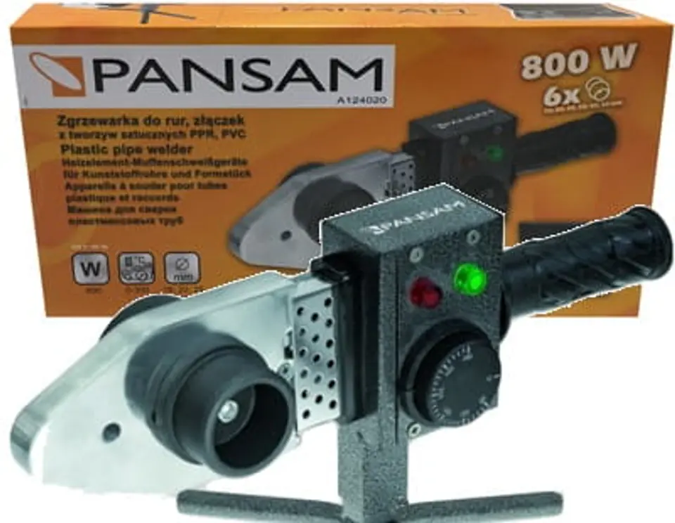 ⁨Welder for PE, PP, PB 800W pipes PANSAM A124020⁩ at Wasserman.eu