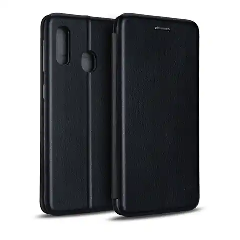 ⁨Beline Etui Book Magnetic Samsung A20e A202 czarny/black⁩ w sklepie Wasserman.eu