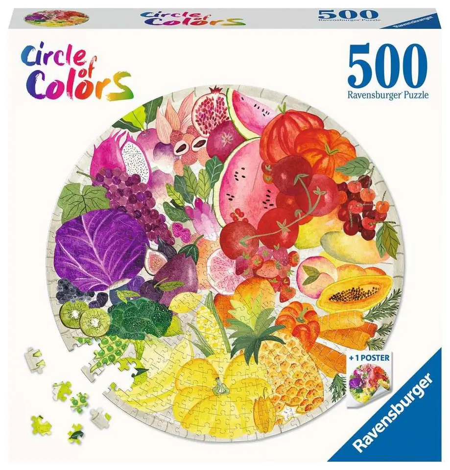 ⁨Puzzle 500 elements Fruits and vegetables⁩ at Wasserman.eu