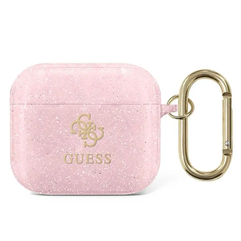 ⁨Guess 4G Glitter - Airpods Case 3 (Pink)⁩ at Wasserman.eu