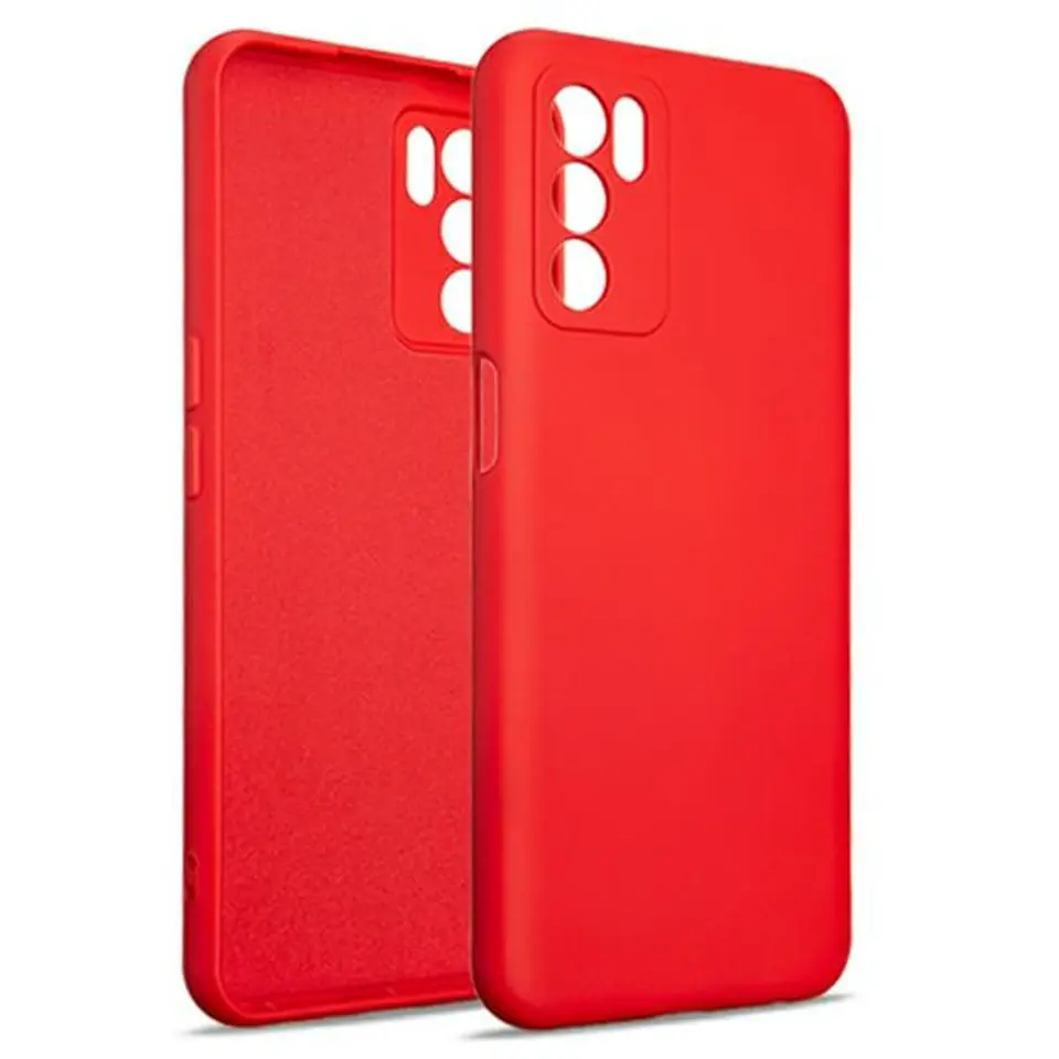 ⁨Beline Silicone Case Oppo A16/A16s/A16K red/red⁩ at Wasserman.eu