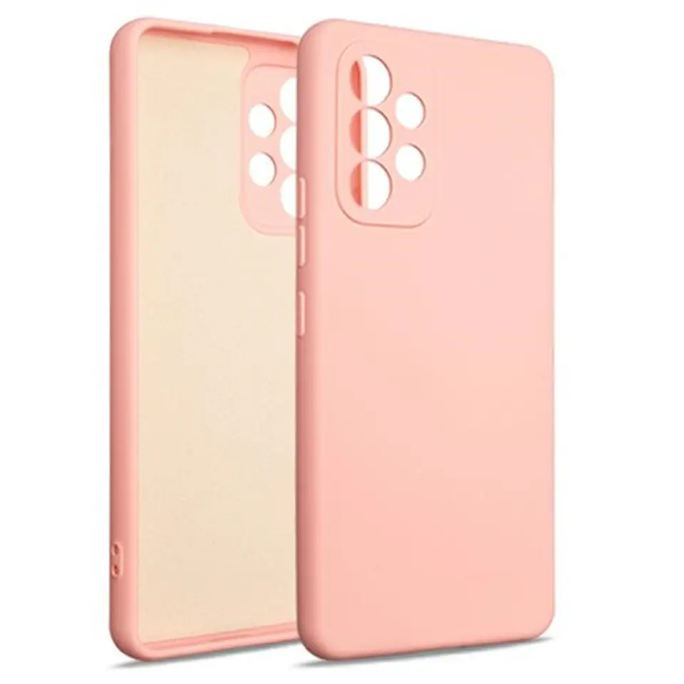 ⁨Beline Silicone Case Samsung A53 Rose Gold/Rose Gold⁩ at Wasserman.eu