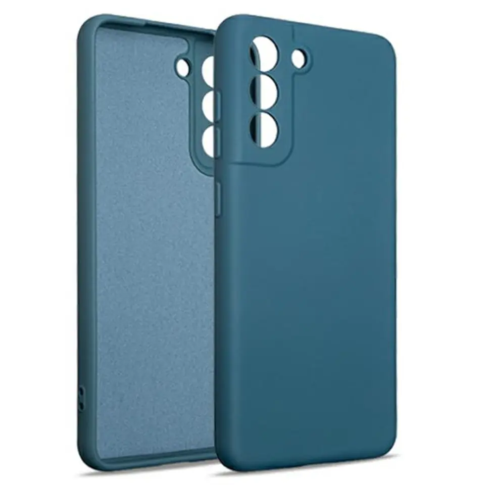 ⁨Beline Silicone Case Samsung S21 FE blue/blue⁩ at Wasserman.eu