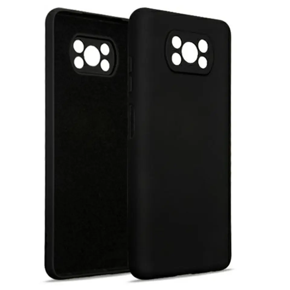 ⁨Beline Silicone Case Xiaomi Poco X3 Pro black/black⁩ at Wasserman.eu