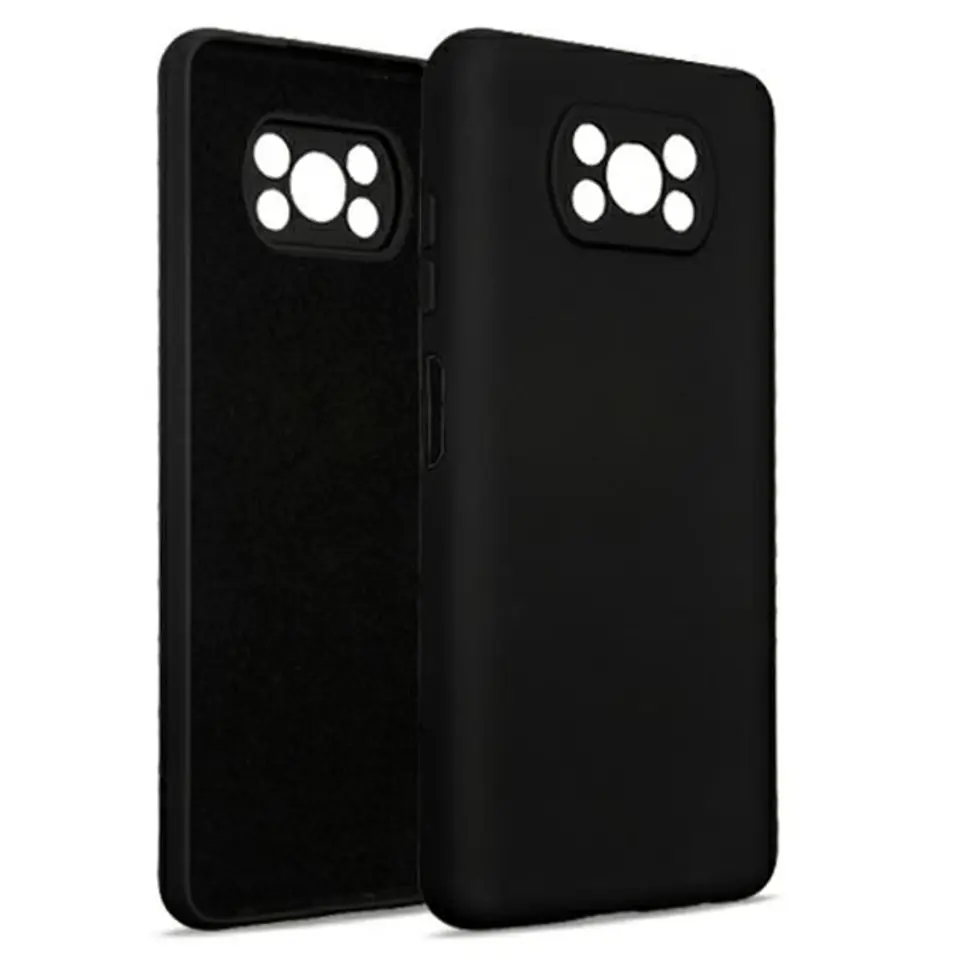 ⁨Beline Case Silicone Xiaomi Poco X3 black/black⁩ at Wasserman.eu