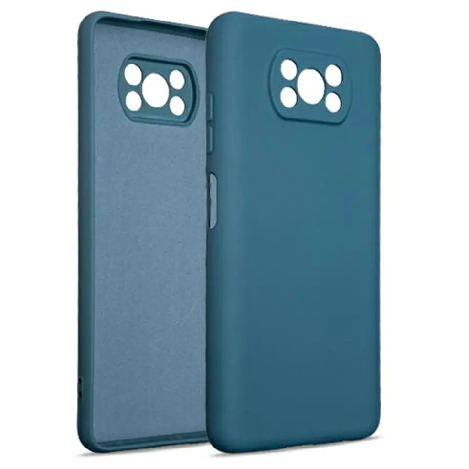 ⁨Beline Silicone Case Xiaomi Poco X3 blue/blue⁩ at Wasserman.eu