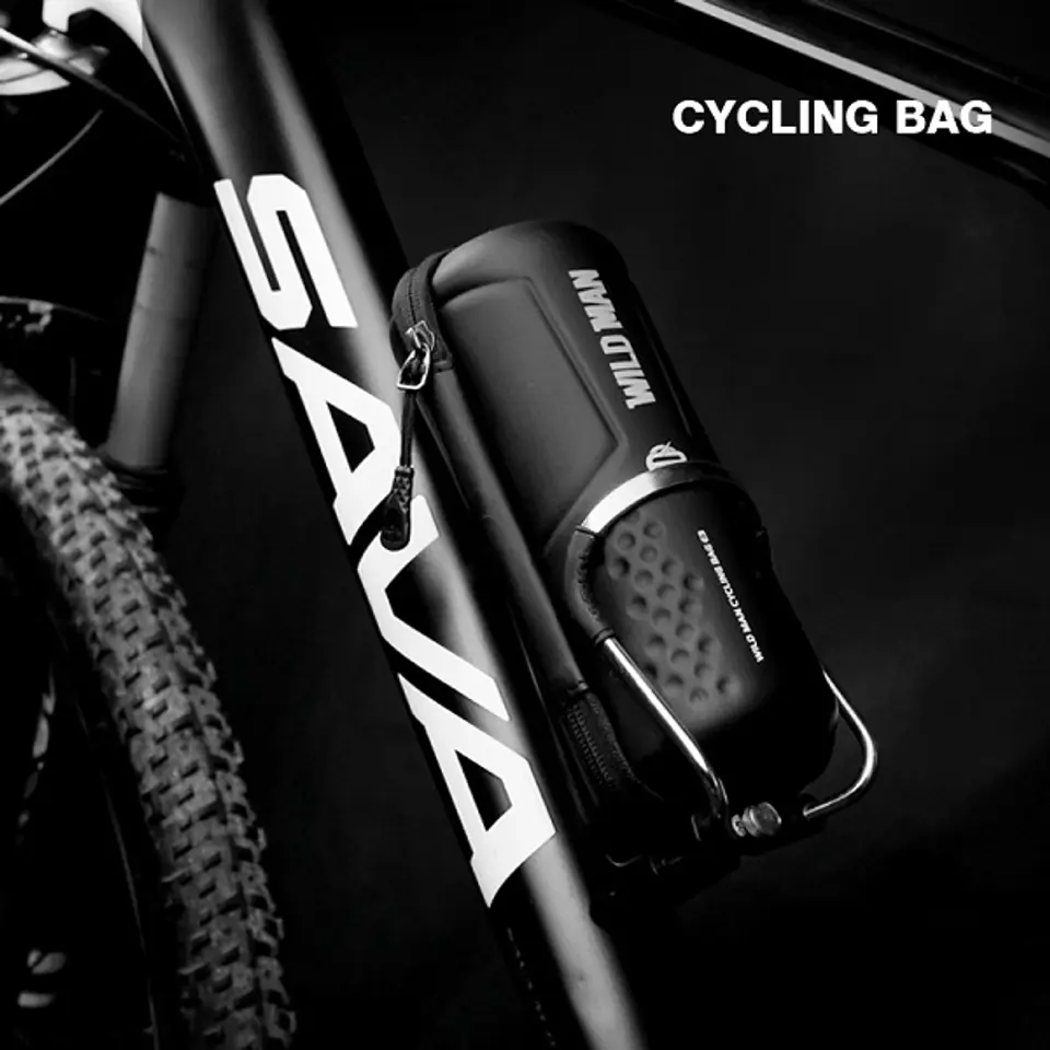 ⁨Case/pannier for water bottle holder WILDMAN E3 bicycle holder black/black⁩ at Wasserman.eu