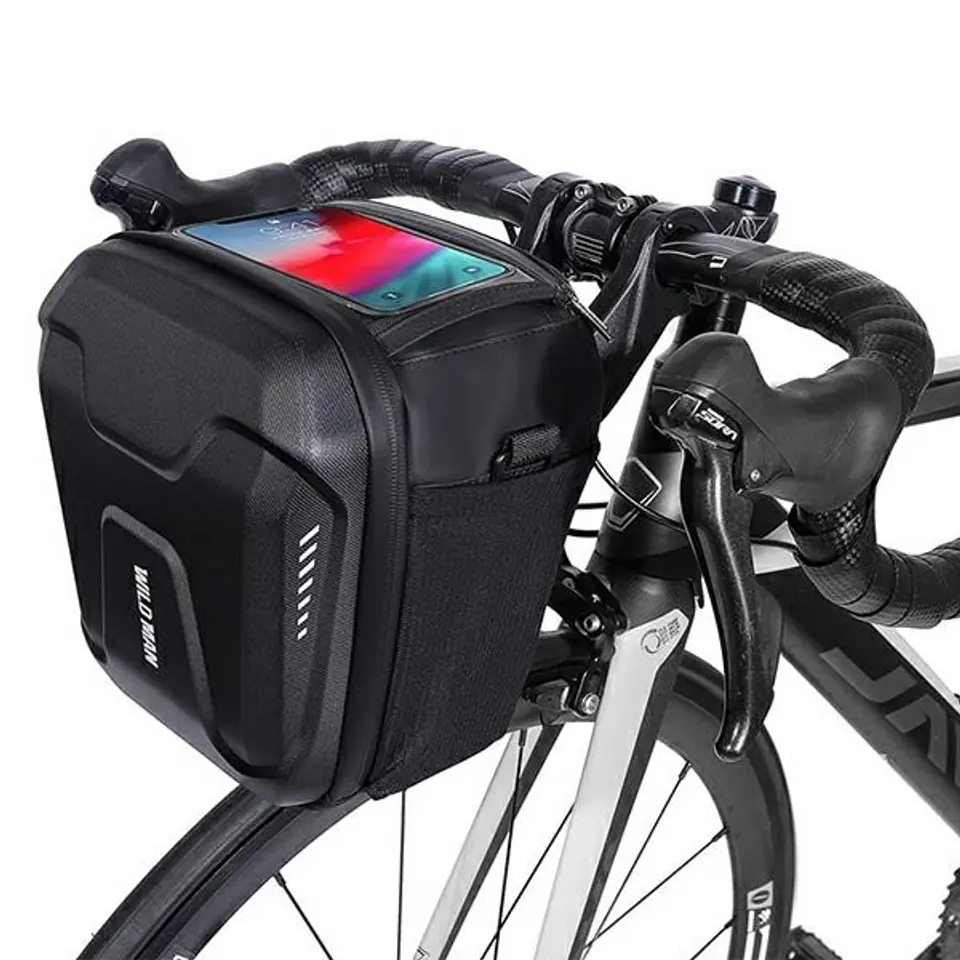 ⁨WILDMAN GS9 bike frame bag black/black⁩ at Wasserman.eu