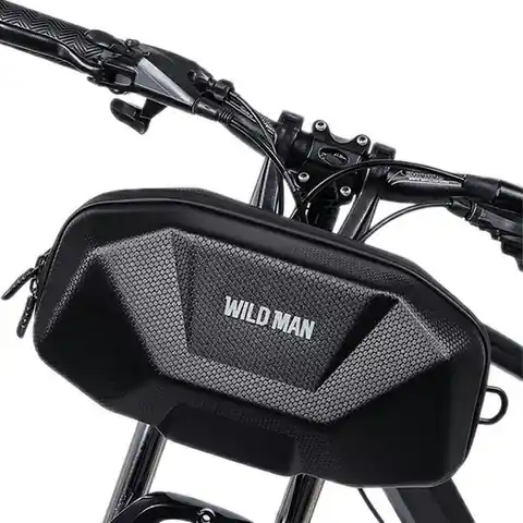 ⁨Torba na ramę roweru WILDMAN X9 uchwyt rowerowy czarna/black⁩ w sklepie Wasserman.eu