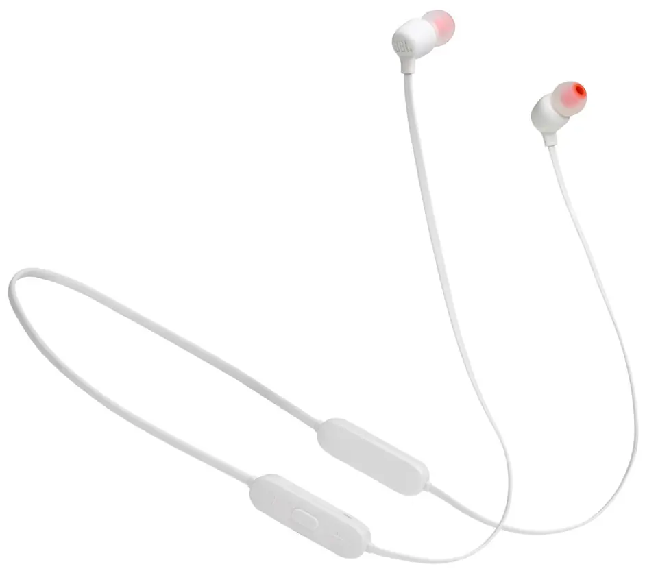 ⁨Słuchawki JBL Tune 125BT (białe, bezprzewodowe, douszne)⁩ w sklepie Wasserman.eu
