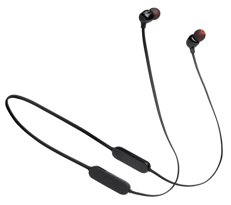 ⁨Słuchawki JBL Tune 125BT (czarne, bezprzewodowe, douszne)⁩ w sklepie Wasserman.eu