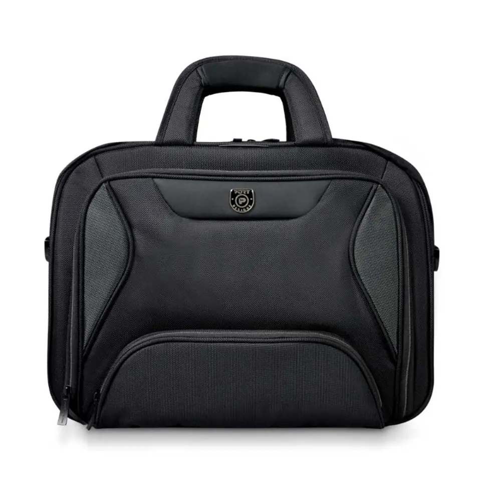 ⁨Port Designs MANHATTAN notebook case 39.6 cm (15.6") Briefcase Black⁩ at Wasserman.eu