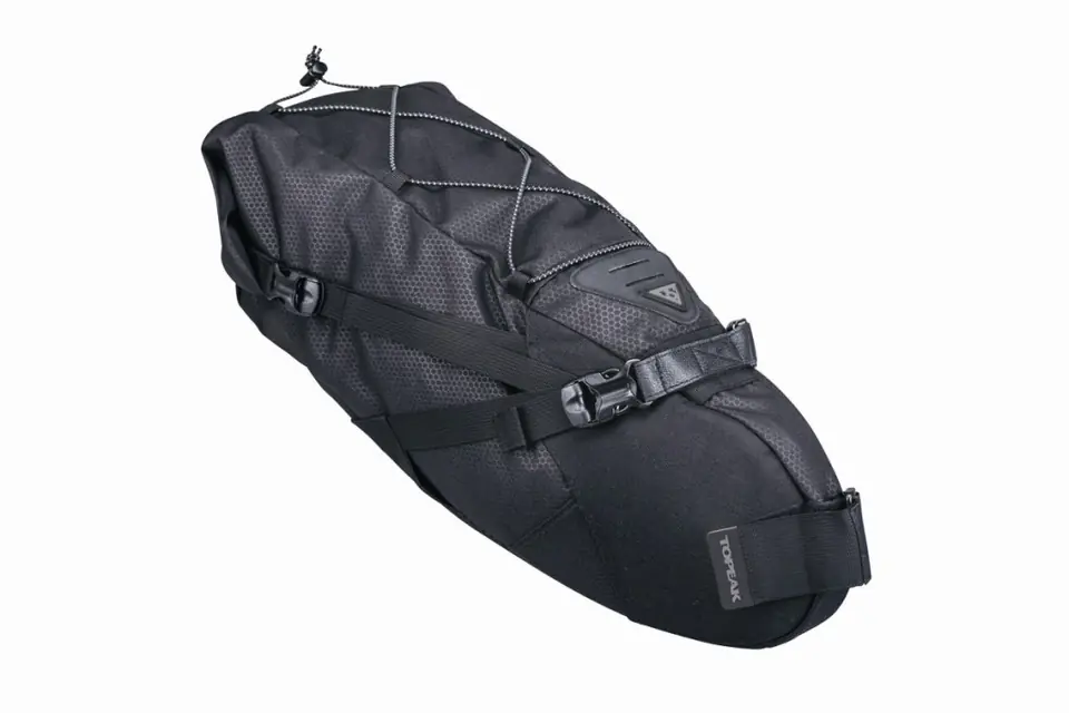 ⁨Torba rowerowa podsiodłowa TOPEAK BACKLOADER black (15 litrów)⁩ w sklepie Wasserman.eu