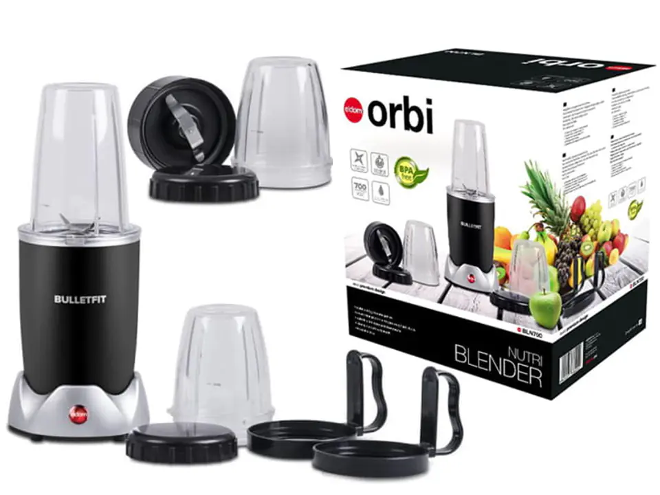 Blender for drinks, soups, smoothies. Eldom BLN700 set at Wasserman.eu