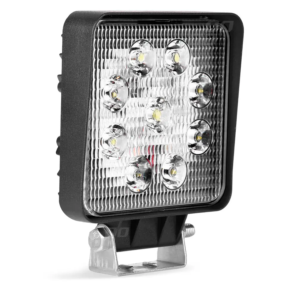 ⁨Lampa robocza halogen led szperacz awl07 9 led 12v 24v amio-02421⁩ w sklepie Wasserman.eu