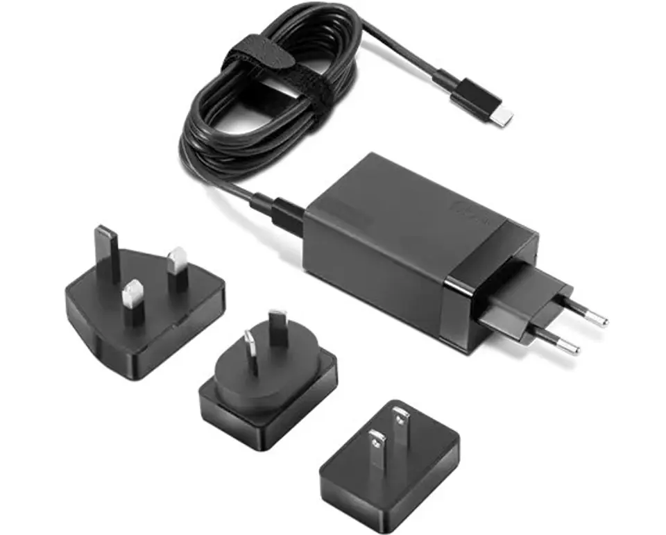 ⁨Lenovo Travel Adapter USB-C AC Black, 65W⁩ at Wasserman.eu