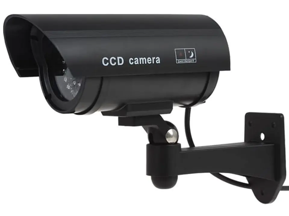Dummy monitoring camera Q22 black IR Led at Wasserman.eu
