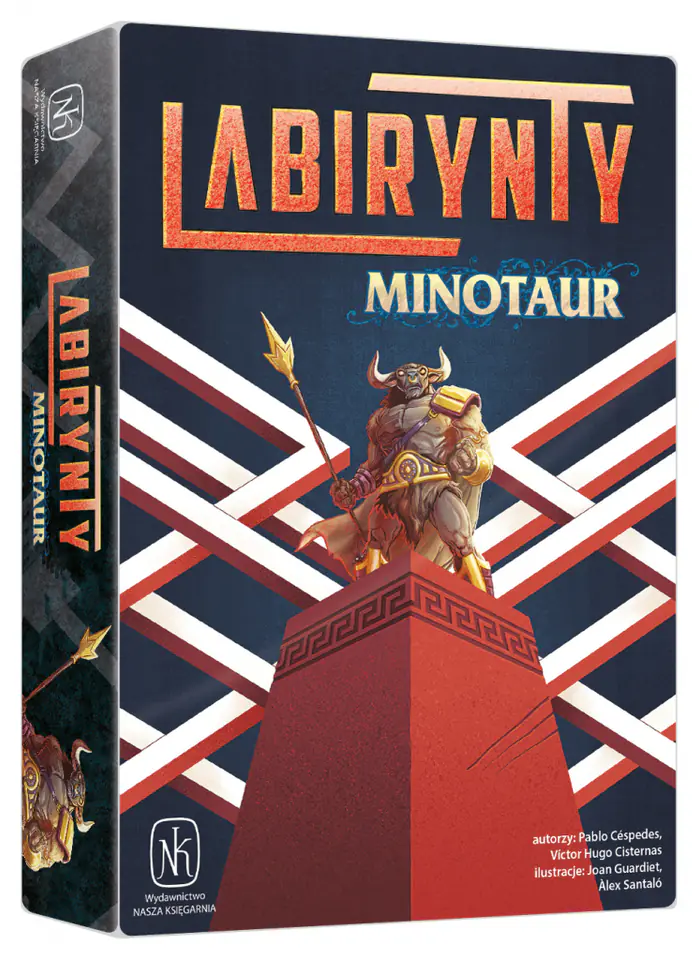 ⁨GRA PLANSZOWA LABIRYNTY: MINOTAUR - NASZA KSIĘGARNIA⁩ w sklepie Wasserman.eu