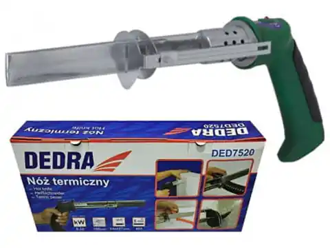 ⁨Nóż termiczny do styropianu 220W Dedra DED7520⁩ w sklepie Wasserman.eu