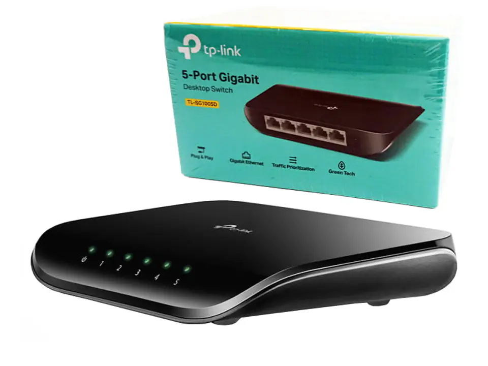 ⁨TP-Link 5-Port Gigabit Desktop Network Switch⁩ at Wasserman.eu