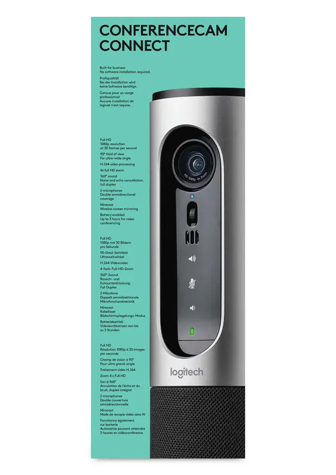 ⁨Kamera internetowa Logitech CONFERENCECAM CONNECT 960-001034⁩ w sklepie Wasserman.eu