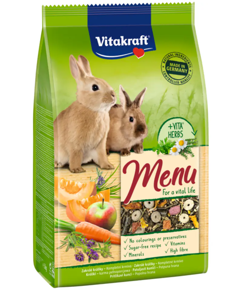 ⁨VITAKRAFT MENU VITAL 3kg karma d/królika⁩ w sklepie Wasserman.eu