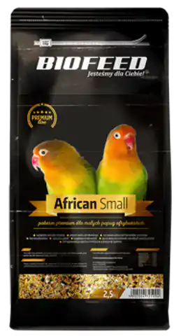 ⁨BIOFEED Premium African Small - małe papugi afrykańskie 1kg⁩ w sklepie Wasserman.eu