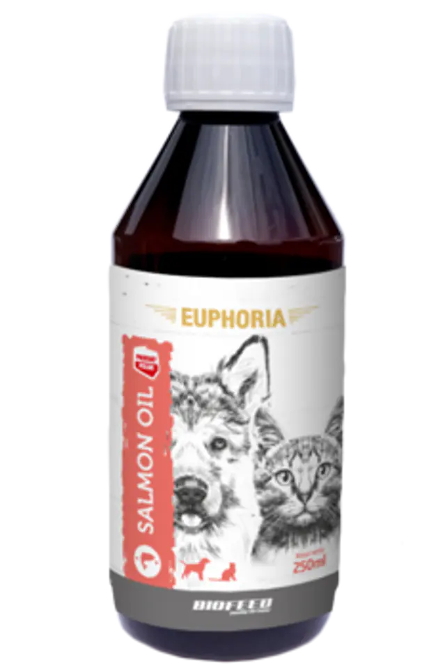 ⁨BIOFEED EUPHORIA Salmon Oil olej z łososia 1l⁩ w sklepie Wasserman.eu