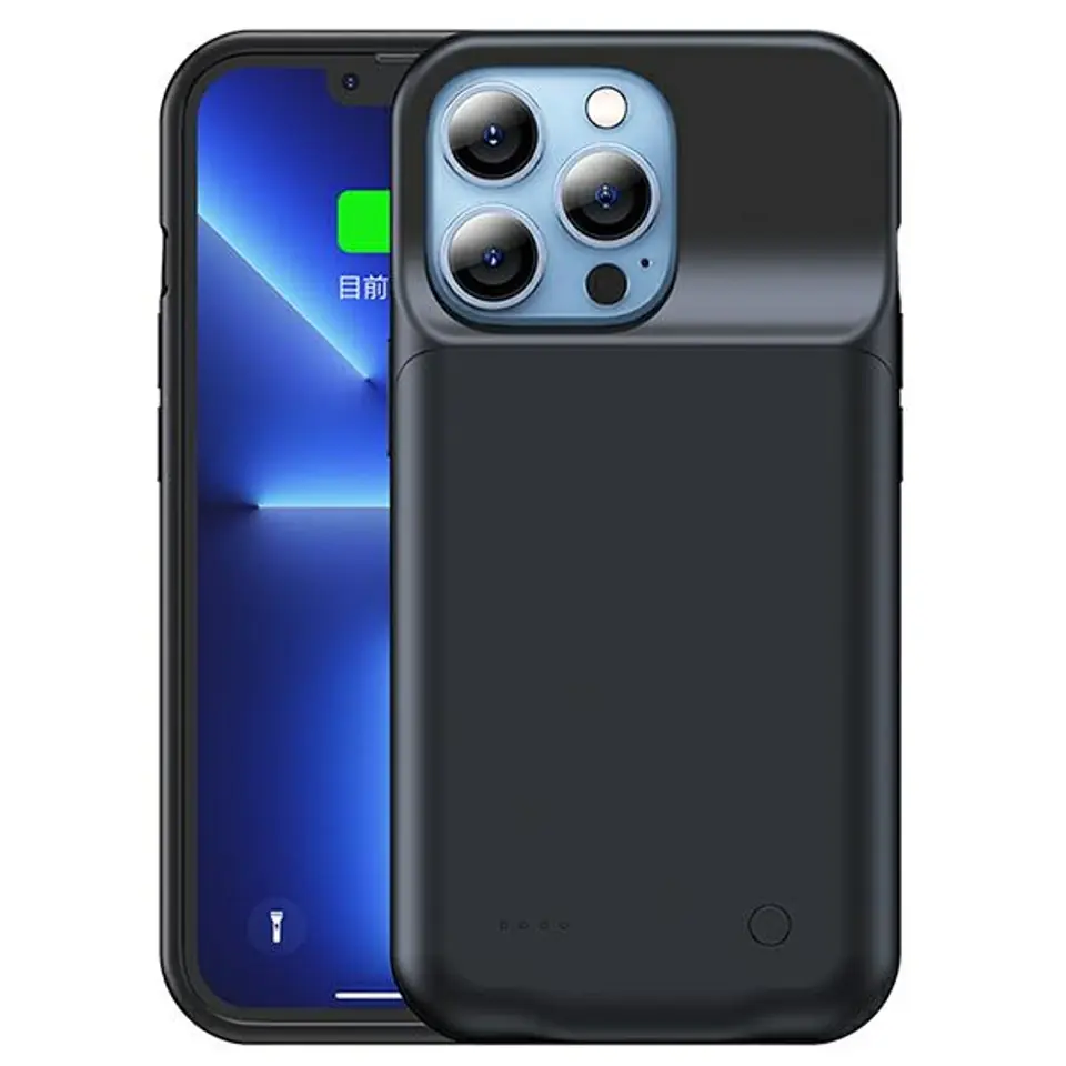 ⁨USAMS Power Case iPhone 13 Pro 6.1" 3500mAh black/black 3K5CD17501 (US-CD175) powerbank⁩ at Wasserman.eu