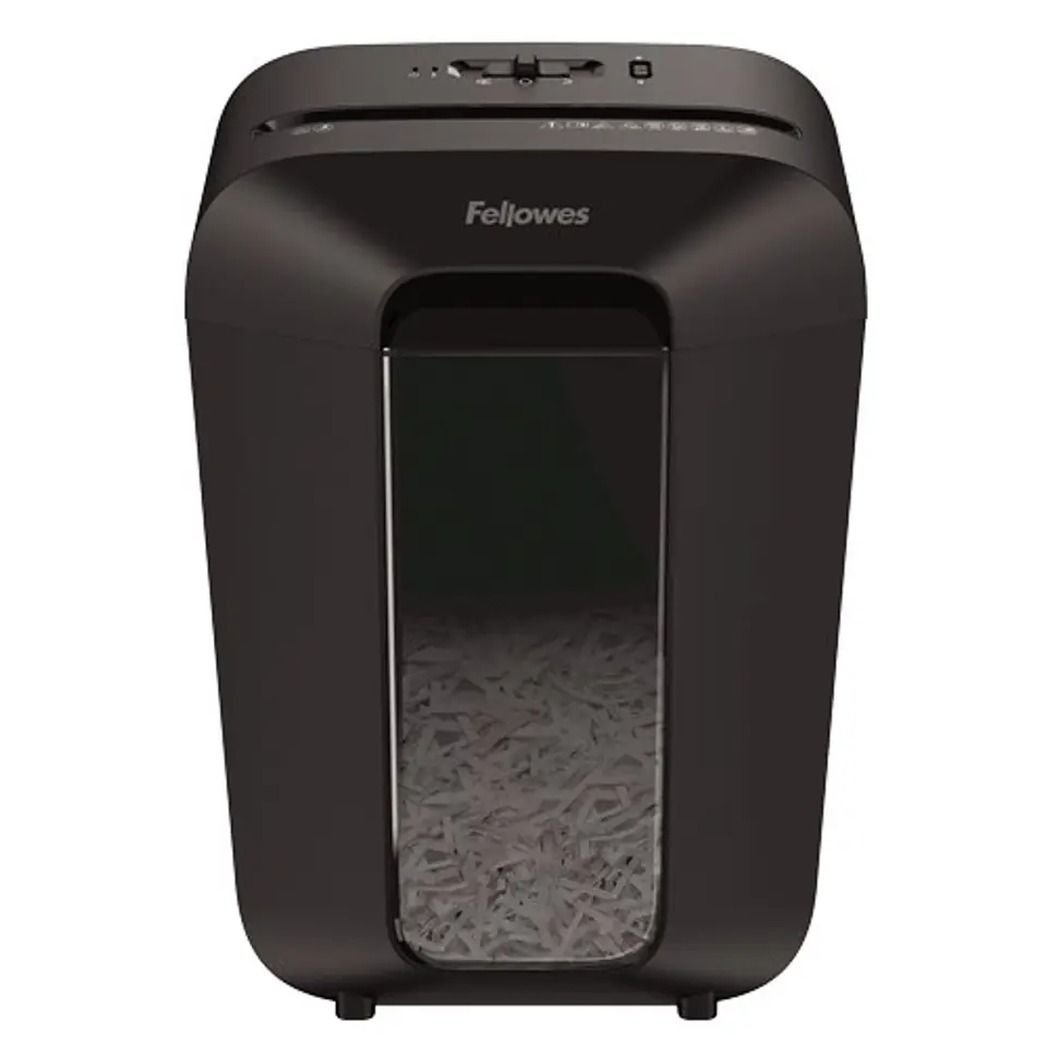 ⁨Fellowes Powershred LX70 Black, 18 L, Credit cards shredding, Cross-Cut Shredder, Paper handling standard/output 11 sheets per⁩ at Wasserman.eu