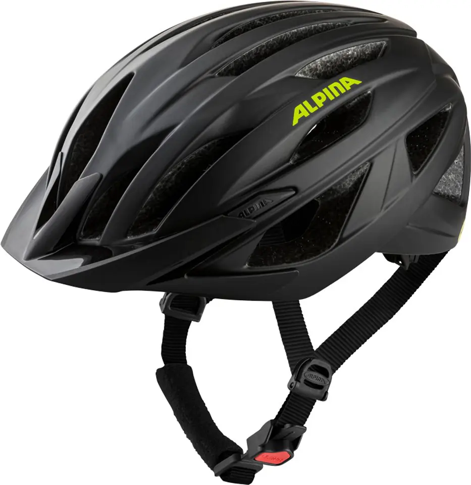 Bike Helmet Alpina PARANA Black-Neon Yellow Matt 55-59 at Wasserman.eu