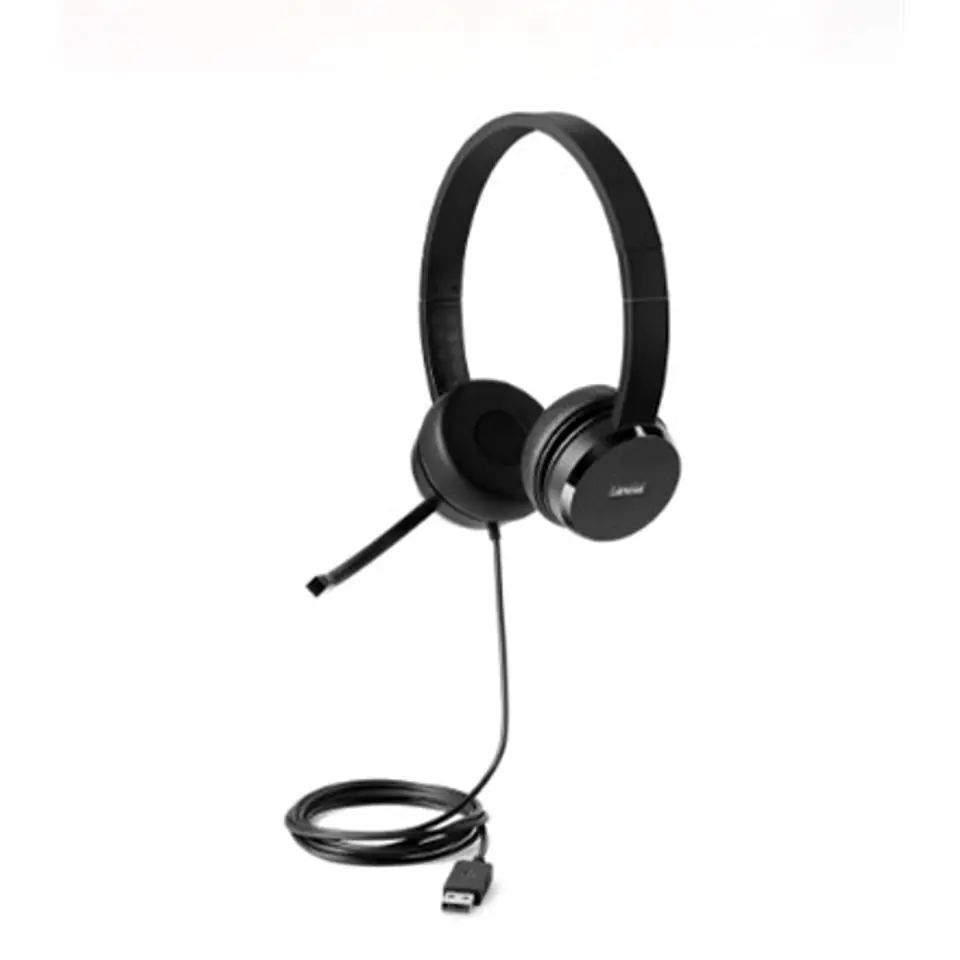 Lenovo 100 USB Stereofoniczny zestaw słuchawkowy mikrofon, USB Typ-A w sklepie Wasserman.eu
