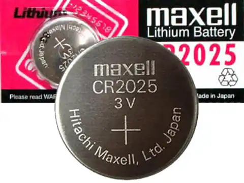 ⁨3V CR2025 Maxell lithium battery⁩ at Wasserman.eu