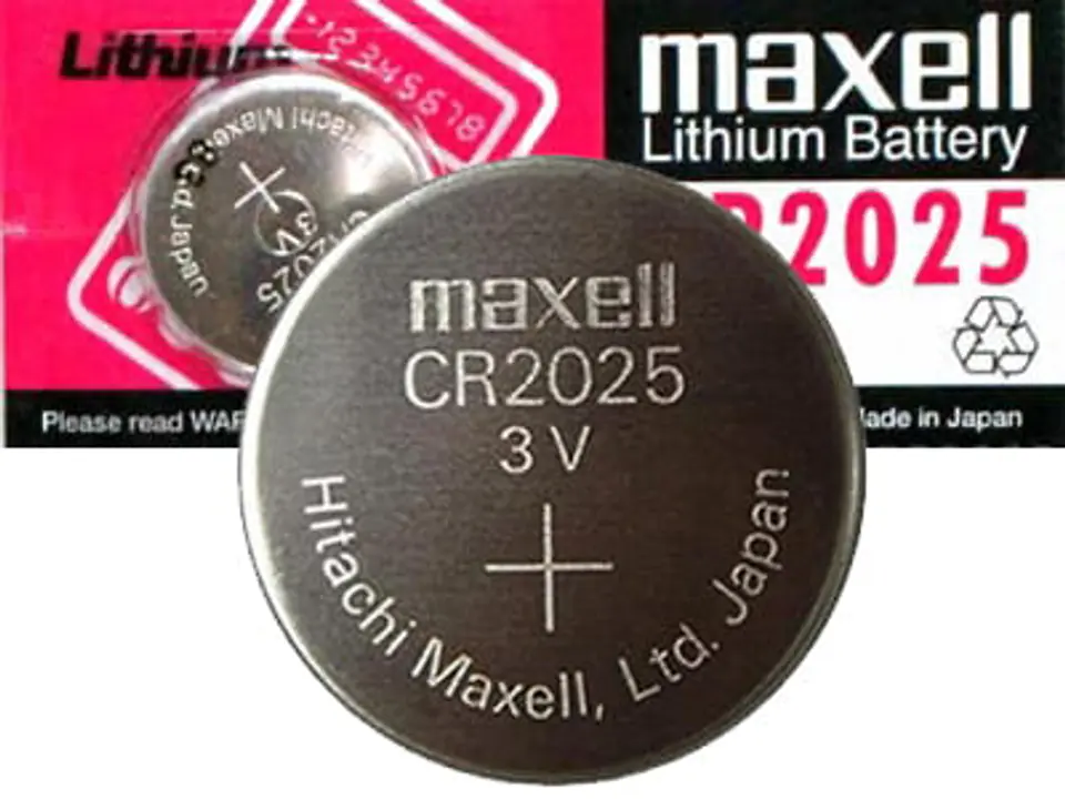 ⁨3V CR2025 Maxell lithium battery⁩ at Wasserman.eu