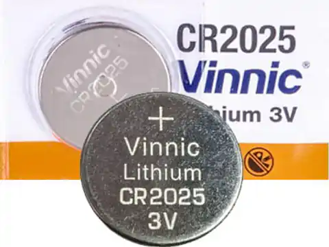 ⁨3V CR2025 Vinnic lithium battery⁩ at Wasserman.eu