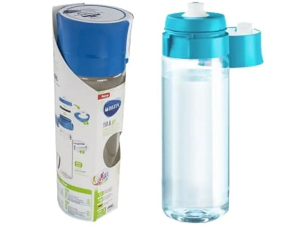 BRITA fill & go Vital bottle + filter (blue color) at Wasserman.eu