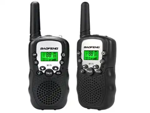 ⁨Zestaw dwa radia PMR Baofeng BF-T3 black⁩ w sklepie Wasserman.eu