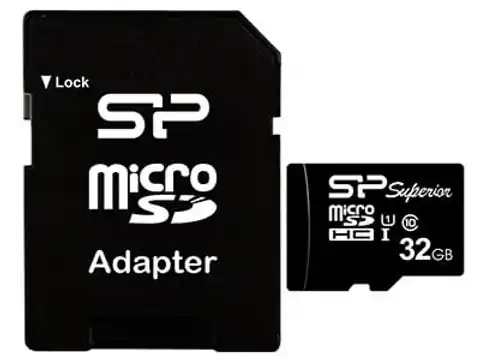 ⁨MicroSD 32GB class 10 Memory card + SD 80109 adapter⁩ at Wasserman.eu