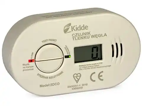 ⁨KIDDE 5DCO carbon monoxide and carbon monoxide detector with LCD display⁩ at Wasserman.eu