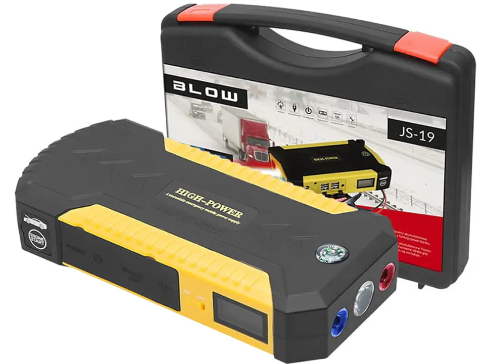 Jump Starter 16800mAh JS-19 Starting the car and Power Bank at Wasserman.eu