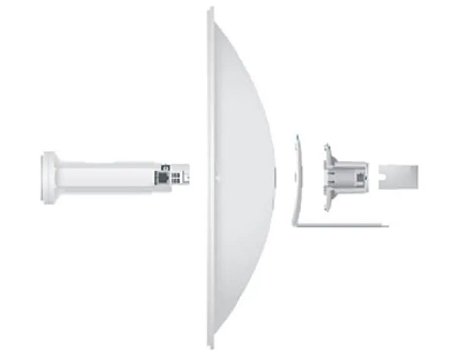⁨Ubiquiti Networks PBE-M5-400 bridge/repeater Network bridge 1000 Mbit/s White⁩ at Wasserman.eu