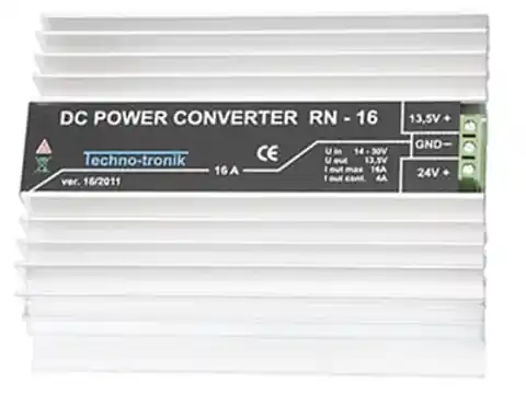 ⁨RN-16 converter Voltage reducer 24V / 12V 16A 5947⁩ at Wasserman.eu