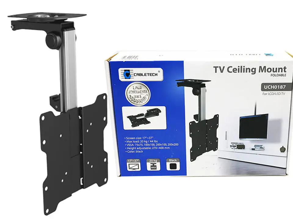 ⁨Universal TV ceiling / slant holder up to 37 ”UCH0187⁩ at Wasserman.eu