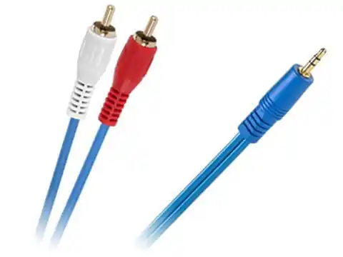⁨JACK 3.5 - 2 x RCA cable (1.8 m)⁩ at Wasserman.eu