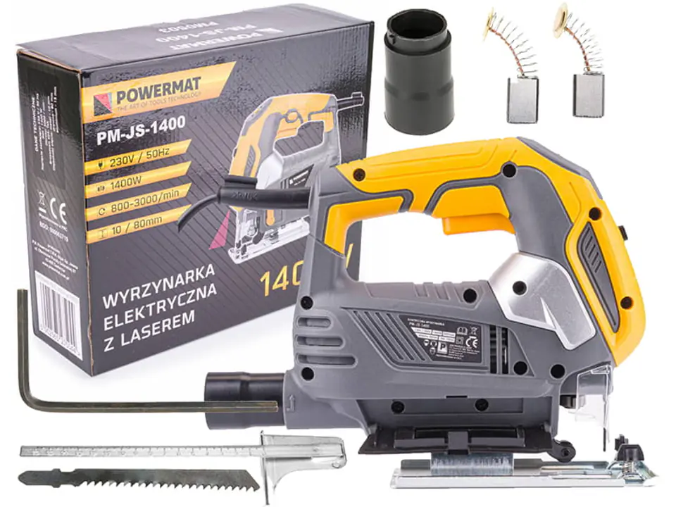 Jigsaw for wood with laser Powermat 1400W PM-JS-1400 at Wasserman.eu