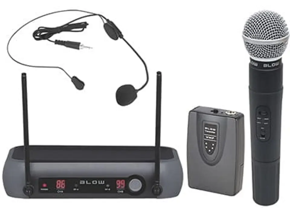 Dynamic and headset Blow PRM 903 wireless microphones at Wasserman.eu